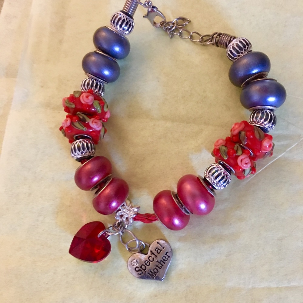 Special Mother European charm bracelet.